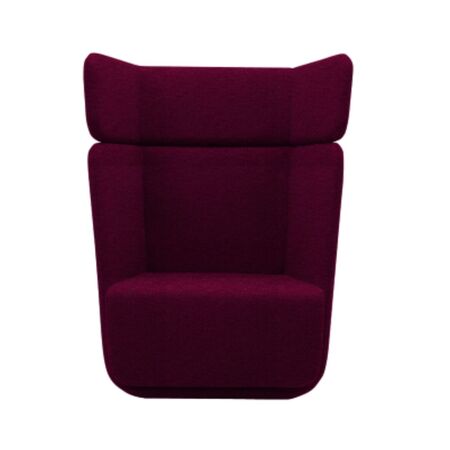 Softline A/S Softline Basket Sessel mit hohem Rücken Felt - 629 Berry