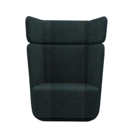 Softline A/S Softline Basket Sessel mit hohem Rücken Felt Melange - 293 Grey Green