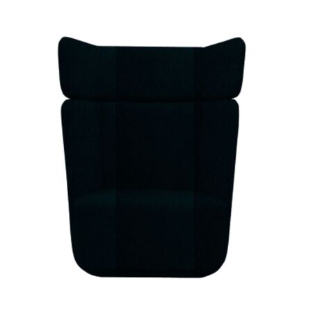 Softline A/S Softline Basket Sessel mit hohem Rücken Felt Melange - 295 Black