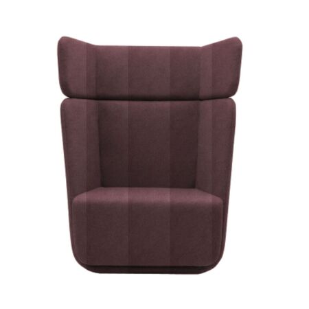 Softline A/S Softline Basket Sessel mit hohem Rücken Felt Melange - 299 Antique Pink