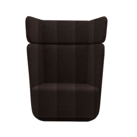 Softline A/S Softline Basket Sessel mit hohem Rücken Felt Melange - 300 Dark Brown