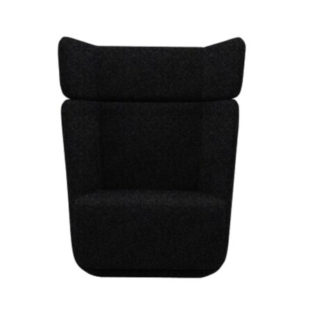 Softline A/S Softline Basket Sessel mit hohem Rücken Felt Melange - 610 Anthracite