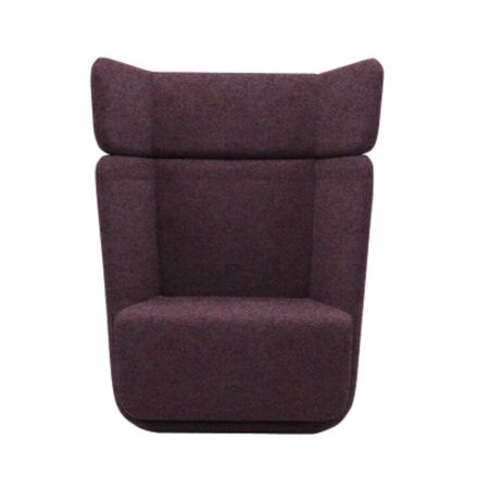 Softline A/S Softline Basket Sessel mit hohem Rücken Felt Melange - 640 Purple