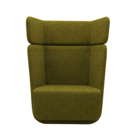 Softline A/S Softline Basket Sessel mit hohem Rücken Felt Melange - 847 Mustard