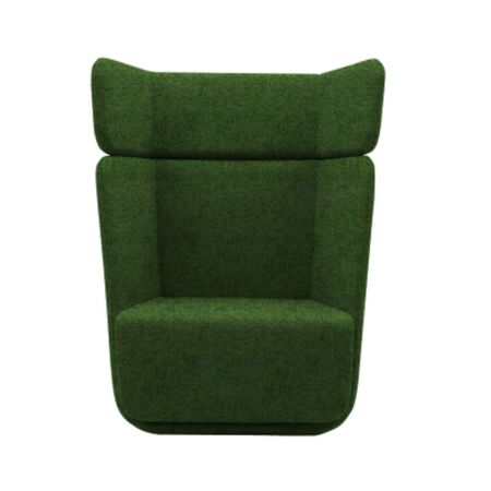 Softline A/S Softline Basket Sessel mit hohem Rücken Felt Melange - 848 Green