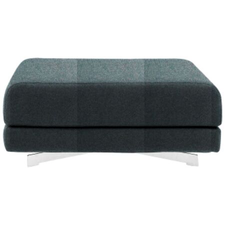 Softline A/S Softline Max Hocker/Einzelbett Felt Melange - 292 Light Grey, Weiss / Weiss