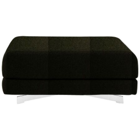 Softline A/S Softline Max Hocker/Einzelbett Felt Melange - 294 Dark Green, Weiss / Weiss