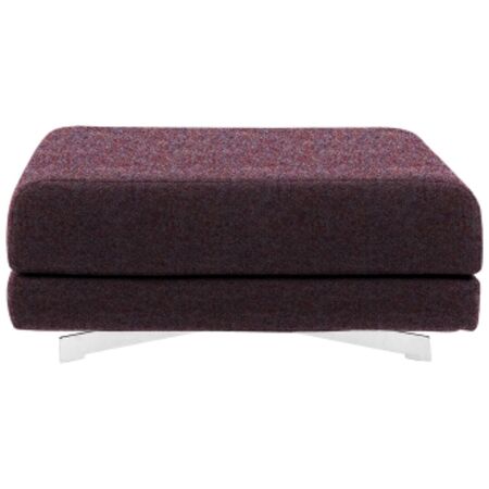 Softline A/S Softline Max Hocker/Einzelbett Felt Melange - 640 Purple, Weiss / Weiss