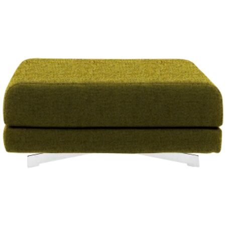 Softline A/S Softline Max Hocker/Einzelbett Felt Melange - 847 Mustard, Weiss / Weiss