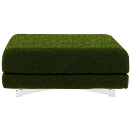Softline A/S Softline Max Hocker/Einzelbett Felt Melange - 855 Olive, Weiss / Weiss