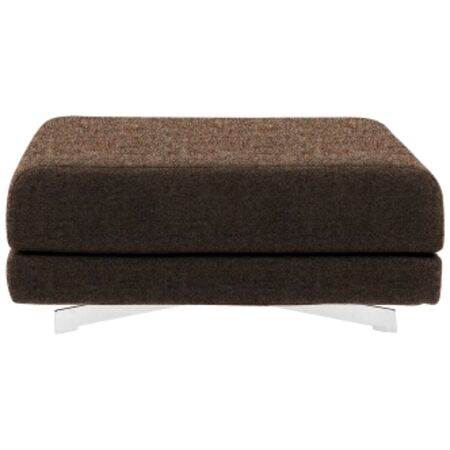 Softline A/S Softline Max Hocker/Einzelbett Felt Melange - 849 Light Brown, Weiss / Weiss