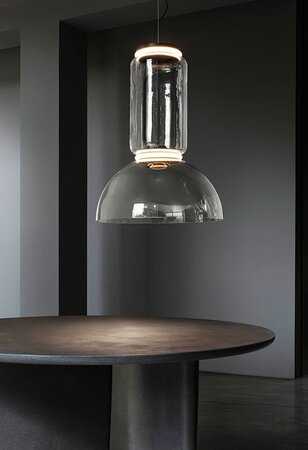 Flos Noctambule Suspension 2 Low Cylinder and Bowl