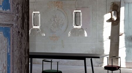 Flos Noctambule Suspension 2 Low Cylinder and Bowl