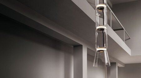 Flos Noctambule Suspension 4 Low Cylinder and Cone