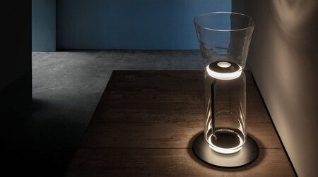 Flos Noctambule Floor 1 High Cylinders Cone Small Base