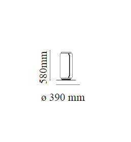 Flos Noctambule Floor 1 High Cylinders Small Base