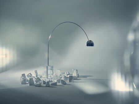 Flos Arco K Ltd Edition Stehleuchte - Glas