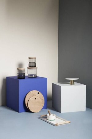 Huebsch Schneidebrett rund Eiche FSC 2er Set