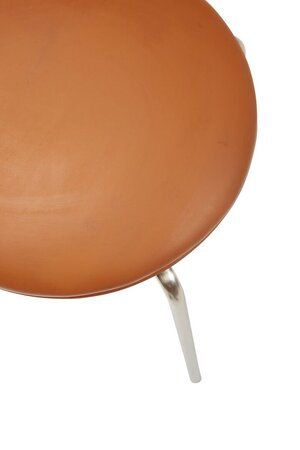 Hübsch Stack Hocker Nickel/Braun