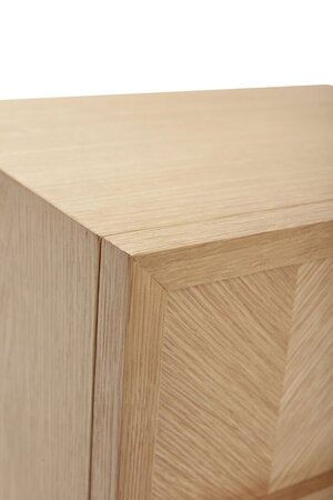 Huebsch Kommode Eiche Fsc Natur 40X30Xh60Cm