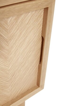 Huebsch Kommode Eiche Fsc Natur 40X30Xh60Cm