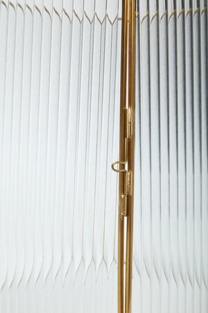 Huebsch Laterne Glas/Metall Klar/Schwarz 2Er Set