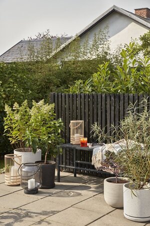 Huebsch Topf Schwarz 2Er Set