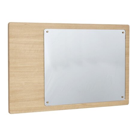 Huebsch Wandspiegel M Schwarzes Brett Eiche Natur