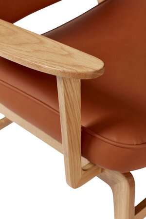 Huebsch Loungestuhl Eiche Fsc Oeko-Tex - Braun, Natur