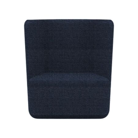 Softline A/S Softline Basket Sessel mit niedrigem Rücken Vision - 441 Steel Blue