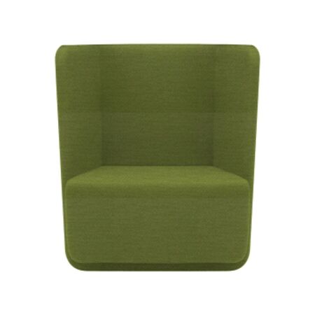 Softline A/S Softline Basket Sessel mit niedrigem Rücken Felt - 579 Green