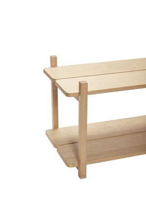 Huebsch Regal M/2 Fächer Eiche Fsc