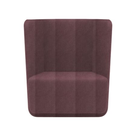 Softline A/S Softline Basket Sessel mit niedrigem Rücken Felt Melange - 299 Antique Pink