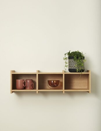 Huebsch Focal Shelf Unit Natural