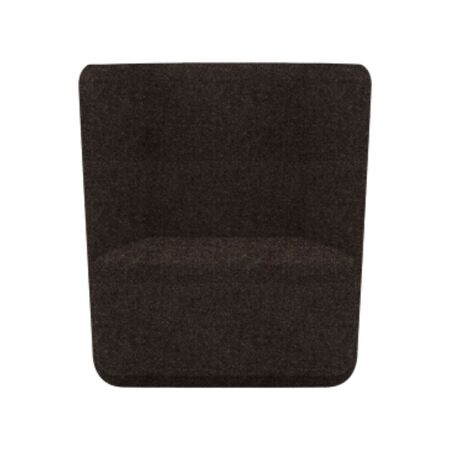 Softline A/S Softline Basket Sessel mit niedrigem Rücken Felt Melange - 635 Brown