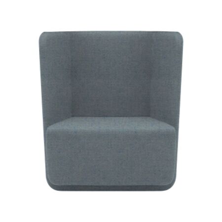Softline A/S Softline Basket Sessel mit niedrigem Rücken Felt Melange - 641 Light Blue
