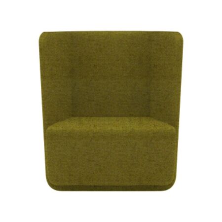 Softline A/S Softline Basket Sessel mit niedrigem Rücken Felt Melange - 847 Mustard