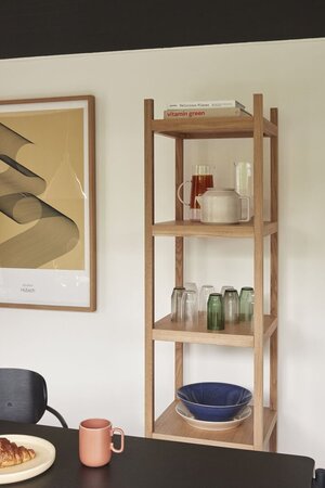 Huebsch Mason Shelf Unit Single Natural