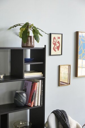 Huebsch Divide Shelf Unit Black