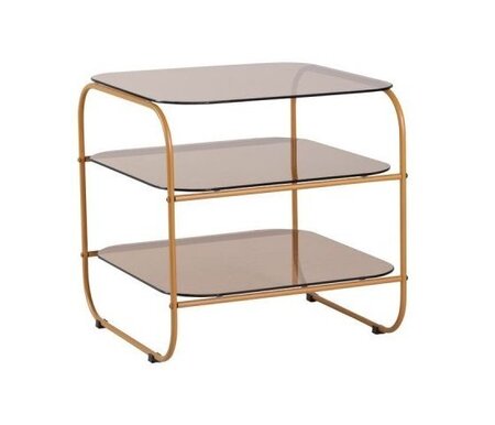 Huebsch Echo Side Table Brown/Orange