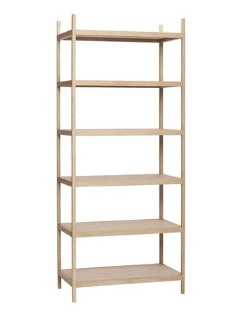 Huebsch Library Shelf Unit Large Natural