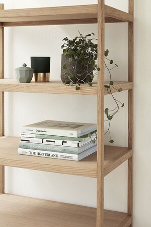Huebsch Library Shelf Unit Large Natural