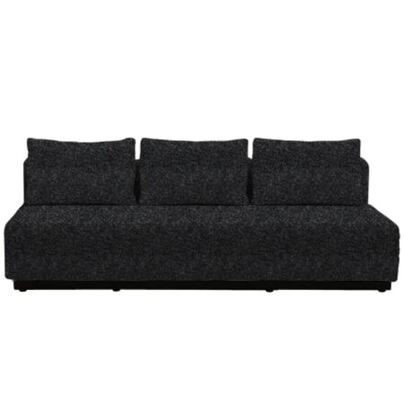 Softline A/S Softline Nevada 3-P Schlafsofa Felt Melange - 623 Dark Grey