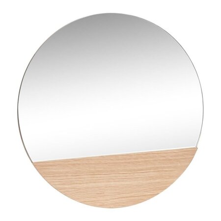 Hubsch Crescent Wall Mirror Ø50 Natural