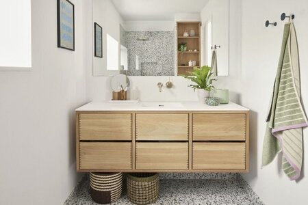 Huebsch Twine Baskets Natural/Brown (set of 2)