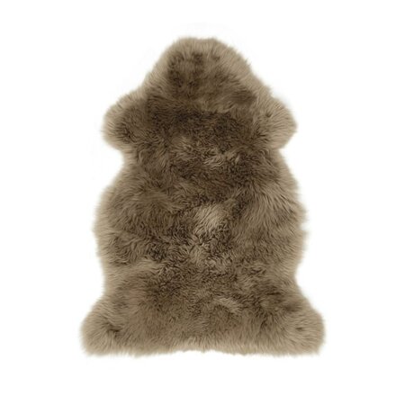 Huebsch Prim Sheepskin Rug Shorthaired - Brown