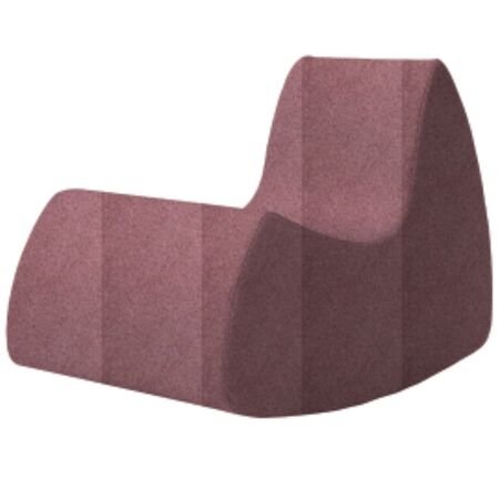 Softline A/S Softline Grand Prix Schaukelsessel Felt Melange - 299 Antique Pink