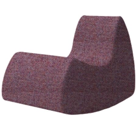 Softline A/S Softline Grand Prix Schaukelsessel Felt Melange - 640 Purple