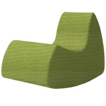 Softline A/S Softline Grand Prix Schaukelsessel Felt - 579 Green