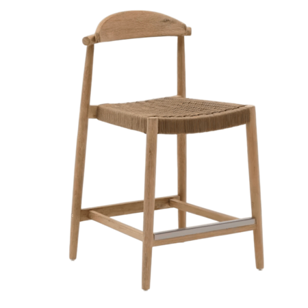 Kave Home Kave Home NINA Outdoor Barhocker Natur